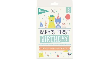 Milestone Baby Photo Cards - My first birthday (Engelstalig)