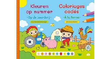 Kleuren op nummer - Op de boerderij