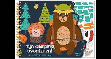 Stickeren op nummer - Camping avonturen