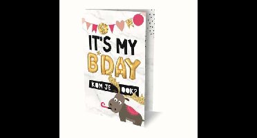 Uitnodigingen - B-Day - 6 stuks