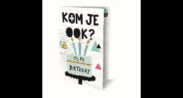 Uitnodigingen - Cake - 6 stuks