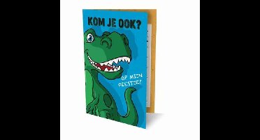 Uitnodigingen - Dinosaurus - 6 stuks