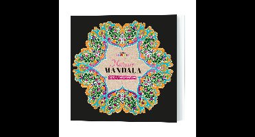 Natuur mandala kleurboek