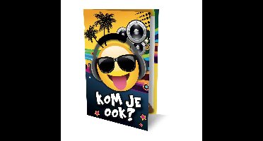 Uitnodigingen - Tropical DJ - 6 stuks