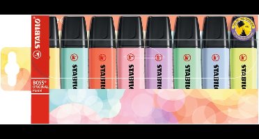 STABILO BOSS ORIGINAL Pastel Markeerstiften - 8 kleuren