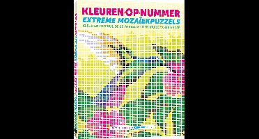 Kleuren-op-nummer: extreme mozaïekpuzzels