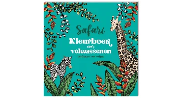 Kleurboek voor volwassenen - Safari