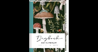 Dagboek met slot voor volwassenen - Mushroom