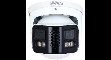 Dahua PDW5849P-A180-E2-ASTE - WizMind - Full color - Panorama 180° graden - Dual-Lens - Turret - 8Mp - Wit