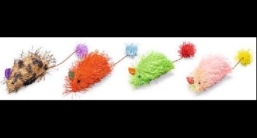 BZ REGENBOOG MUIS LANGHARIG 6,5