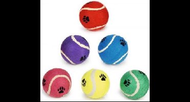 BZ TENNISBAL+VOETOPDRUK GR 10