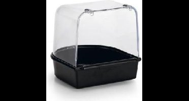 BZ PLASTIC BADHUISJE ZWART 13X13X13