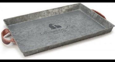 DBL ZINC TRAY 48X34X4
