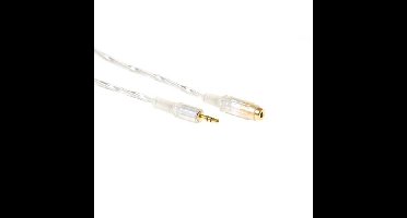 ACT AK2254 High Quality Verlengkabel 3,5mm Stereo Jack Male - Female - 5 meter