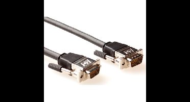 ACT AK9075 High Performance VGA Aansluitkabel Male-Male Metalen Kappen - 25 meter