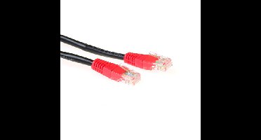 ACT IB6102 CAT5E U/UTP Patchkabel Cross | RJ45 Connectoren | Zwart | 2 meter