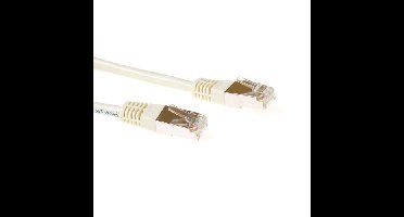 ACT IB7220 F/UTP CAT5E Patchkabel | RJ45 connectoren | Ivoor | 20 meter