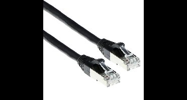 ACT FB6920 SFTP CAT6A Patchkabel Snagless Zwart - 20 meter
