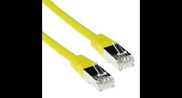 ACT FB9801 LSZH SFTP CAT6 Patchkabel Geel - 1 meter