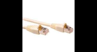 ACT IB7015 Patchkabel SF/UTP CAT5E | Snagless | RJ45 connectoren | Ivoor | 15 meter