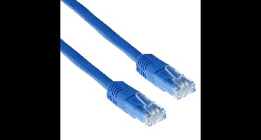 ACT IB5601 U/UTP CAT5E Patchkabel Blauw - 1 meter