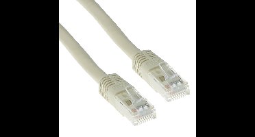 ACT IB1002 CAT6A U/UTP LSZH Patchkabel - Ivoor - 2 meter