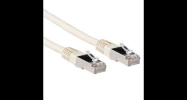 ACT IB3620 LSZH SFTP CAT6A Patchkabel Ivoor - 20 meter