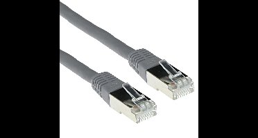 ACT IB4002 LSZH SFTP CAT6A Patchkabel Grijs - 2 meter