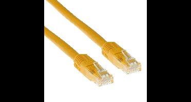 ACT IB4102 U/UTP CAT6A Patchkabel Geel - 2 meter