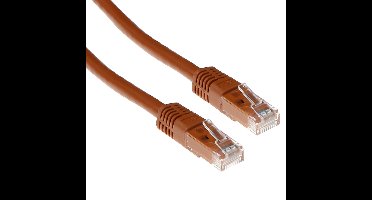 ACT IB4651 U/UTP CAT5E Patchkabel Bruin - 1,5 meter