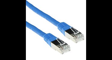 ACT IB5305 LSZH SFTP CAT6A Patchkabel Blauw - 5 meter