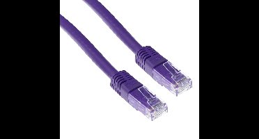 ACT IB6651 U/UTP CAT6A Patchkabel Paars - 1,5 meter