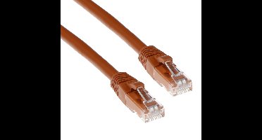 ACT IS1602 U/UTP CAT6 Patchkabel Snagless Bruin - 2 meter