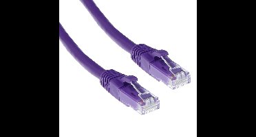 ACT IS1707 U/UTP CAT6 Patchkabel Snagless Paars - 7 meter