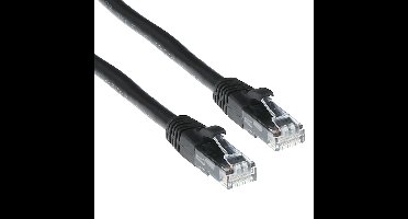 ACT IS8915 U/UTP CAT6 Patchkabel Snagless Zwart -15 meter