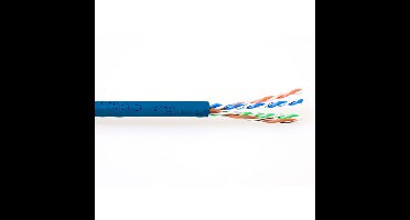 ACT EP386B CAT6 U/UTP PVC Patchkabel Soepel Blauw - 305 meter