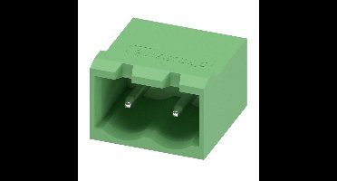 Phoenix 1757242 2 polige MSTBA 2,5/2-G-5,08 PCB wire to board chassisdeel met 5,08 mm raster