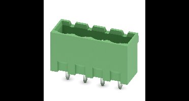 Phoenix 1755752 4 polige MSTBVA 2,5/4-G-5,08 PCB wire to board chassisdeel met 5,08 mm raster