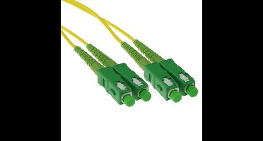 ACT RL1601 Glasvezel Patchkabel Duplex SC/APC 9/125µm OS2 - 1 meter