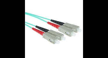 ACT RL3610 Glasvezel Patchkabel Duplex LSZH - SC/SC 50/125µm OM3 - 10 meter