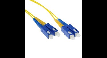ACT RL3901 Glasvezel Patchkabel Duplex LSZH Singlemode - SC-SC 9/125µm OS2 - 1 meter