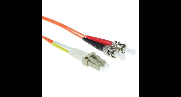 ACT RL7530 Glasvezel Patchkabel Duplex LSZH - LC/ST 50/125µm OM2 - 30 meter