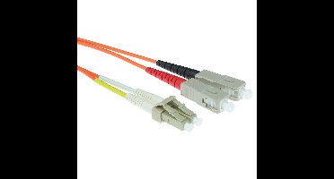 ACT RL8515 Glasvezel Patchkabel Duplex LSZH - LC/SC 50/125µm OM2 - 15 meter