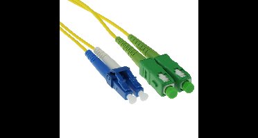 ACT RL8825 Glasvezel Patchkabel Duplex LSZH Singlemode - SC/ACP LC/UPC 9/125µm OS2 - 25 meter