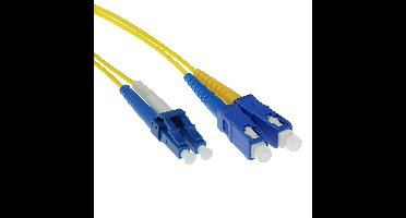 ACT RL8915 Glasvezel Patchkabel Duplex LSZH Singlemode - LC/SC 9/125µm OS2 - 15 meter
