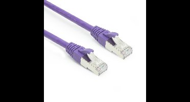 ACT FB2310 LSZH SFTP CAT6A Patchkabel Snagless Paars - 10 meter