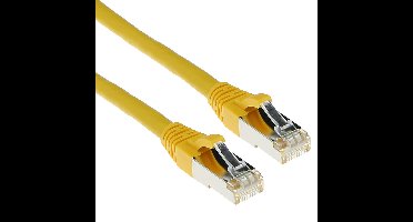 ACT FB7807 LSZH SFTP CAT6A Patchkabel Snagless Geel - 7 meter