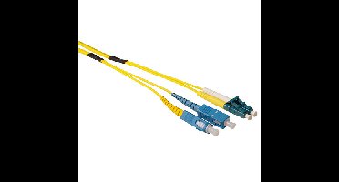 ACT RL5601 Glasvezel Patchkabel Duplex Ruggedized - LC/SC 9/125µm OS2 - 10 meter