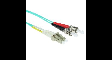 ACT RL7610 Glasvezel Patchkabel Duplex LSZH - LC/ST 50/125µm OM3 - 10 meter