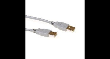 ACT SB2503 2.0 USB-A male/USB-A male | Ivoor | 3 meter